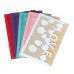 Laser Cut Invitation Holder Iridescent Paper Valentine's Day Card